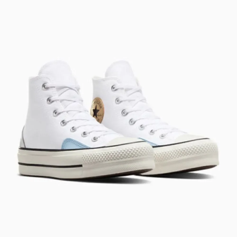Converse Converse All Star Lift Platform Chrome Sneaker Shoes size 10